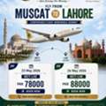 Pak 78000,  One Way Group Muscat To Lahore