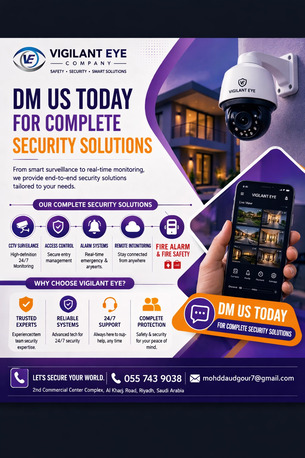 Riyadh, Technical, CCTV &bull; Fire Alarm, Safety, Refill &bull; Access Control Installation & Maintenance &ndash; Riyadh