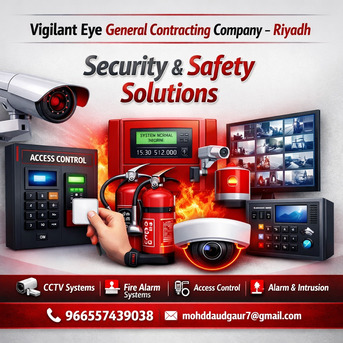 Riyadh, Technical, Vigilant Eye &ndash; CCTV &bull; Fire Alarm &bull; Access Control Installation & AMC &ndash; Riyadh