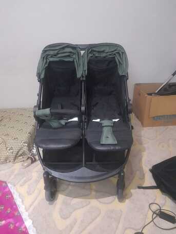 Al Jaradiyah, Baby & Kid Stuff, SAR 200,  Like New! Twin Seater Baby Stroller &ndash; Excellent Condition (Barely Used)