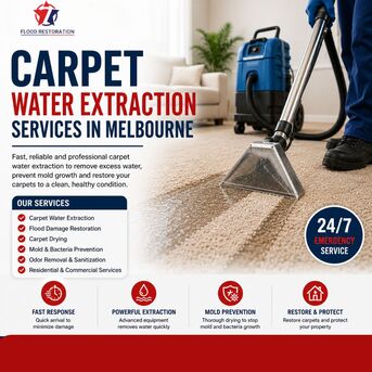 Melbourne, Cleaning, Carpet Water Extraction Services In Melbourne &ndash; 24/7 Emergency Help