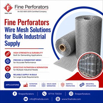 New Delhi, Appliances, INR 200000,  Fine Perforators Wire Mesh Solutions For Bulk Industrial Supply