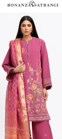 Jeddah, Clothing & Accessories, SAR 100,  Bonanaza Satrangi Premium Luxury Embroidered Dress