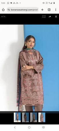 Jeddah, Clothing & Accessories, SAR 100,  Bonanaza Satrangi Premium Luxury Embroidered Dress