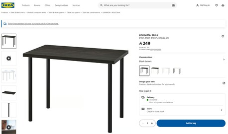 Al Manar, Furniture, SAR 100,  IKEA Table