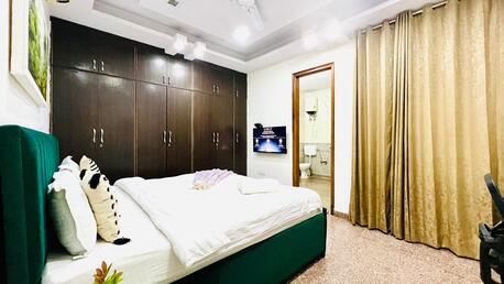 New Delhi, Apartments, Flats, Houses & Villas, INR 5696/day,  1 BR,  650 Sq. Meter,  BluO Modern 1 BHK Rohini Fully Furnished Apartment
