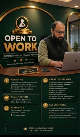 Riyadh, Job Seekers, Accounts Officer/ Accountant / Account Receivable&Account Payable Accountant