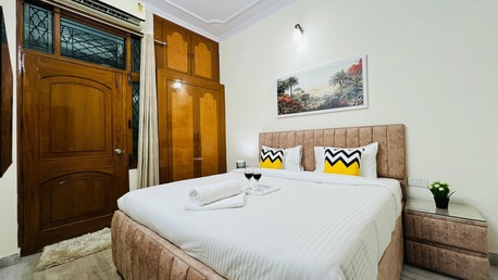 Rohini, Apartments, Flats, Houses & Villas, INR 8776/day,  2 BR,  1200 Sq. Meter,  BluO Modern 2 BHK Rohini Fully Furnished Apartment