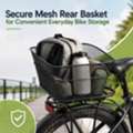 AUD 40, Secure Mesh Rear Basket For Convenient Everyday Bike Storage
