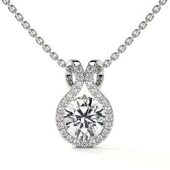 New York, Jewelry, USD 1361,  Buy An East West Pendant Setting With Sparkling Diamonds