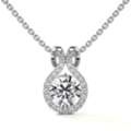 USD 1361,  Buy An East West Pendant Setting With Sparkling Diamonds