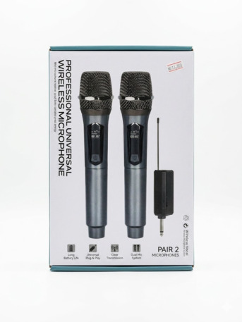 Gudaibiya, Home Audio, BHD 9,  Dual Wireless Mic System - Brand New (Original BD 13, Selling For BD 9)