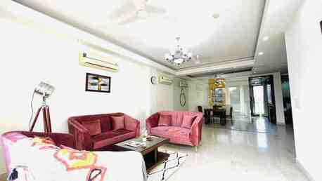 New Delhi, Apts/Flats Wanted, INR 16292/day,  Furnished,  3 BR,  2100 Sq. Feet,  3BHK Safdarjung Enclave, Terrace Garden, Lift