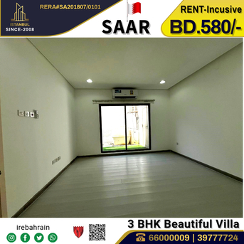 Saar, Villas, BHD 580,  Beautiful Garden Villa For Rent In Maqabah, Saar  - Including EWA