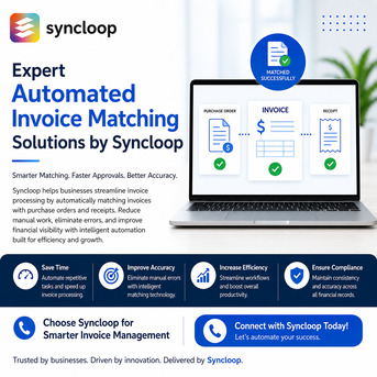 Washington DC, Financial, Expert Automated Invoice Matching Solutions By Syncloop