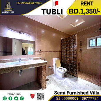 Tubli, Villas, BHD 1350,  Semi Furnished Luxury Villa For Rent In Tubli