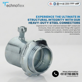 Mumbai, Electrical & Plumbing, Steel Connectors &ndash; Strong & Secure Conduit Connections By Technoflex