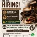 We Hiring Barista & Bakery Chef For Nijan Based Coffee Shop | GCC Experience Required