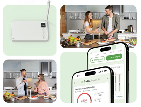 Athens, Health, Qalzy AI Kitchen Scale For Accurate Nutrition Tracking