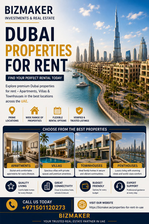 Ajman, Real Estate, Dubai Properties For Rent | Apartments & Villas Across UAE
