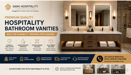 Tbilisi, Furniture, Get Durable Hospitality Bathroom Vanities For Hotel Use