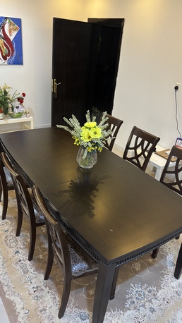 Khobar, Furniture, SAR 5000,  Dining Table With 6 Chairs For Sale