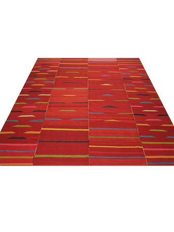 Dallas, Furniture, USD 2450,  11x13 Red Persian Kilim Area Rug In Dallas TX