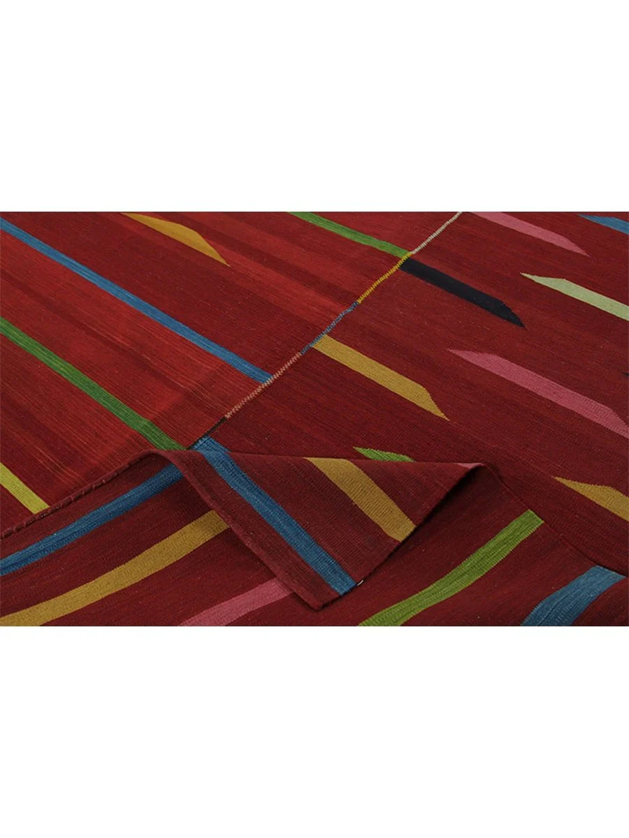 Dallas, Furniture, USD 2450,  11x13 Red Persian Kilim Area Rug In Dallas TX