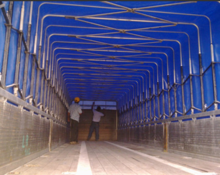 Manila, Farm & Garden, Durable Truck Tarp For Secure Cargo Protection