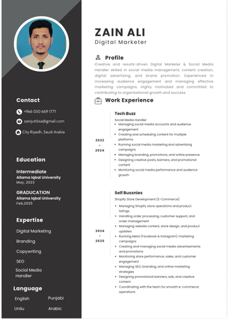 Jizan, Job Seekers, Im Social Media Handler And Also Marketing Maneger Or Shopify Store Experts