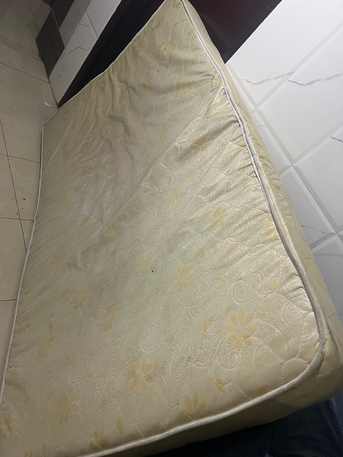 Jubail, Household Items, SAR 250,  Wooden Bed With Mattress For Sale