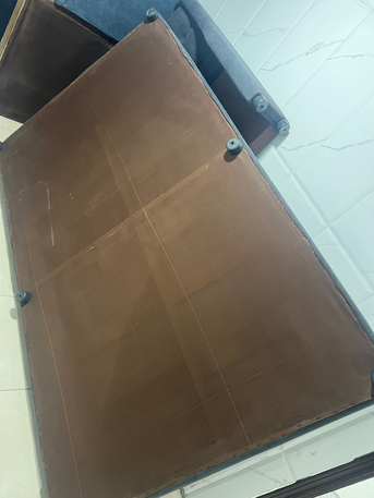 Jubail, Household Items, SAR 250,  Wooden Bed With Mattress For Sale