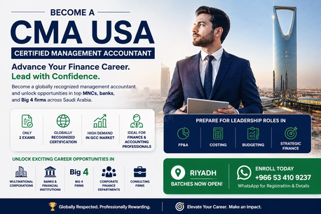 Riyadh, Lessons Offered, CMA USA Training In Riyadh