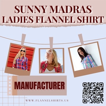 New York, Wholesale Products, Sunny Madras Ladies Flannel Shirt Manufacturing For Global Apparel Buyers