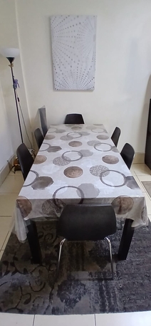 Al Malaz, Furniture, SAR 3200,  Dining Set From IKEA With Luxurious Carpet