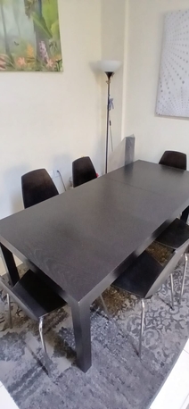 Al Malaz, Furniture, SAR 3200,  Dining Set From IKEA With Luxurious Carpet