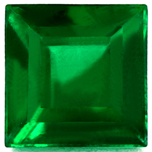 New York, Jewelry, USD 461,  0.39 Cts. Emerald Loose Stone Square, AAA Qualit For Sale