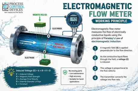Mumbai, Industrial Machinery, Electromagnetic Flow Meter Working Principle Explained Clearly