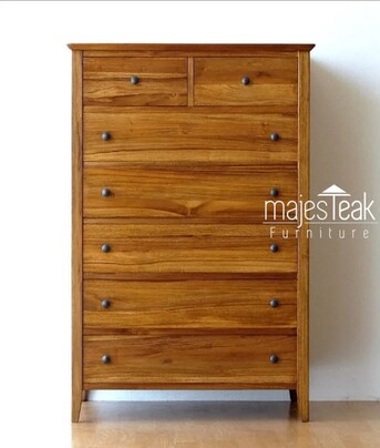 Kuala Lumpur, Furniture, MYR 2500,  Teak Wood Chest Drawers -Dolly Design Tall.