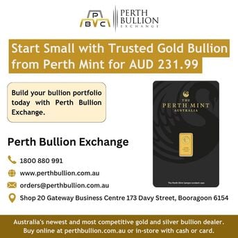 Perth, Collectibles, AUD 231,  Start Small With Trusted Gold Bullion From Perth Mint