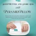 USD 69,  Sleep Better And Snore Less With Pyramid Pillow
