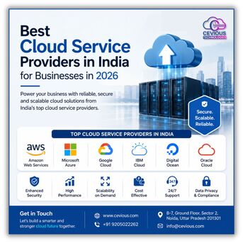 Noida, Computer, Best Cloud Service Providers In India For Businesses In 2026