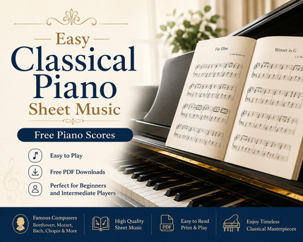 New York, Musical Instruments, Easy Classical Piano Sheet Music | Free Piano Scores