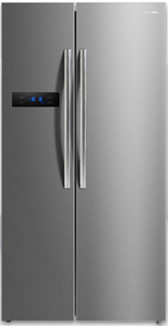 Al Izdihar, Appliances, SAR 12000,  FOR SALE: Panasonic Side-by-Side Refrigerator Model: NR-BS60MSSA | Stainless Steel Finish