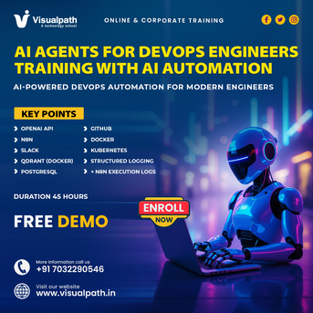 Hyderabad, Lessons Offered, Master AI Agents For DevOps Training | Visualpath