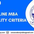 VIT Online MBA Eligibility Criteria