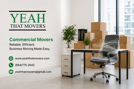 New York, Labor/Moving, Commercial Moving Services Greenville, SC By Yeah That Movers