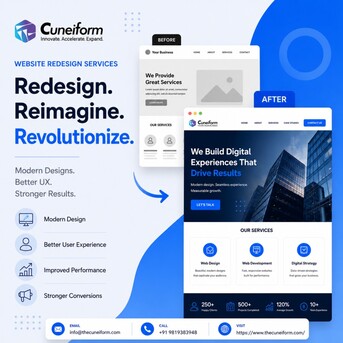 Ahmedabad, Web Design & Development, Business Website Redesign Services That Drive Results