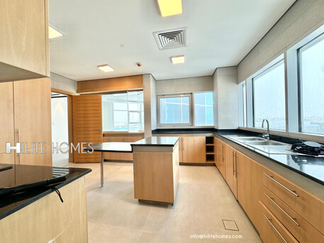 Salmiya, Apartments, Flats, Houses & Villas, KWD 850/month,  3 BR,  Modern Full Floor Seaview Apartment For Rent In Salmiya