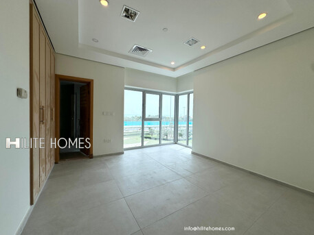 Salmiya, Apartments, Flats, Houses & Villas, KWD 850/month,  3 BR,  Modern Full Floor Seaview Apartment For Rent In Salmiya